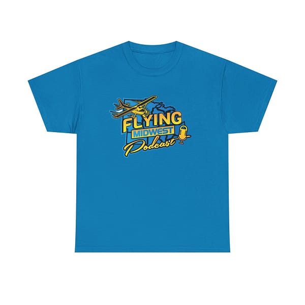 Flying Midwest Podcast Unisex Heavy Cotton Tee - Aviation Enthusiast T-Shirt - Image 9