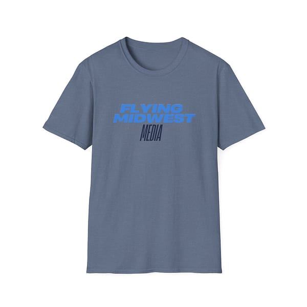 Flying Midwest Media Unisex Softstyle T-Shirt - Image 5