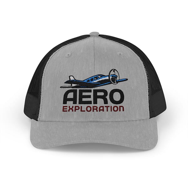 Aero Exploration Snapback Trucker Cap - Stylish Aviation Hat