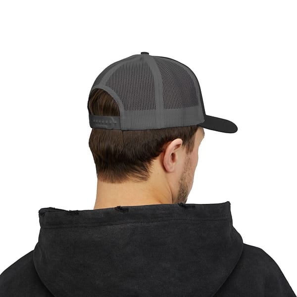 Badger Patch Snapback Trucker Cap - Image 4