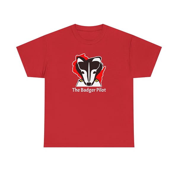 Bold Badger Unisex Heavy Cotton Tee - Unique Wildlife Graphic T-Shirt - Image 9