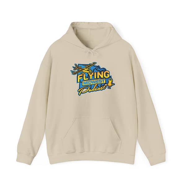 Flying Midwest Podcast Hooded Sweatshirt - Image 5