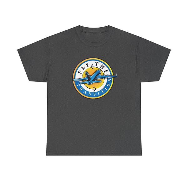 Fly the Transition Unisex Heavy Cotton Tee - Casual Comfort for Dreamers - Image 5