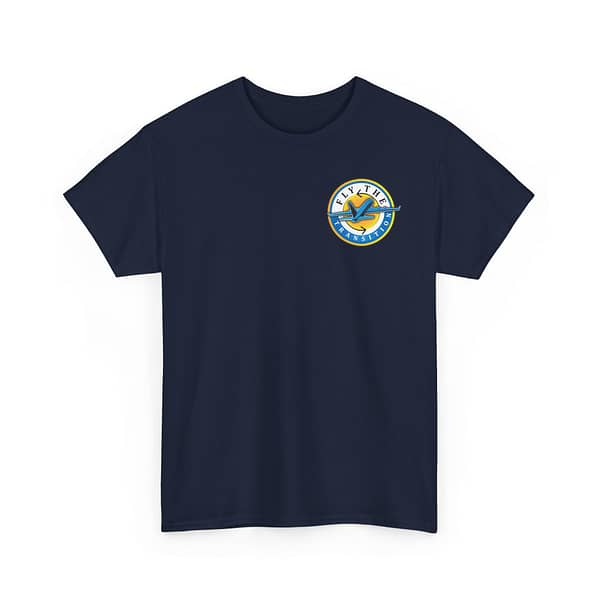 Small Logo Fly the Transition Unisex Heavy Cotton Tee - Image 15