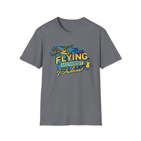 Flying Midwest Podcast Unisex T-Shirt - Image 3