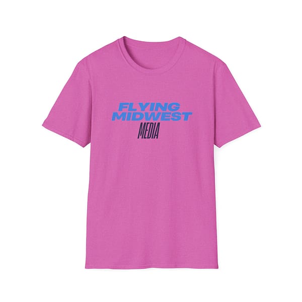 Flying Midwest Media Unisex Softstyle T-Shirt - Image 6