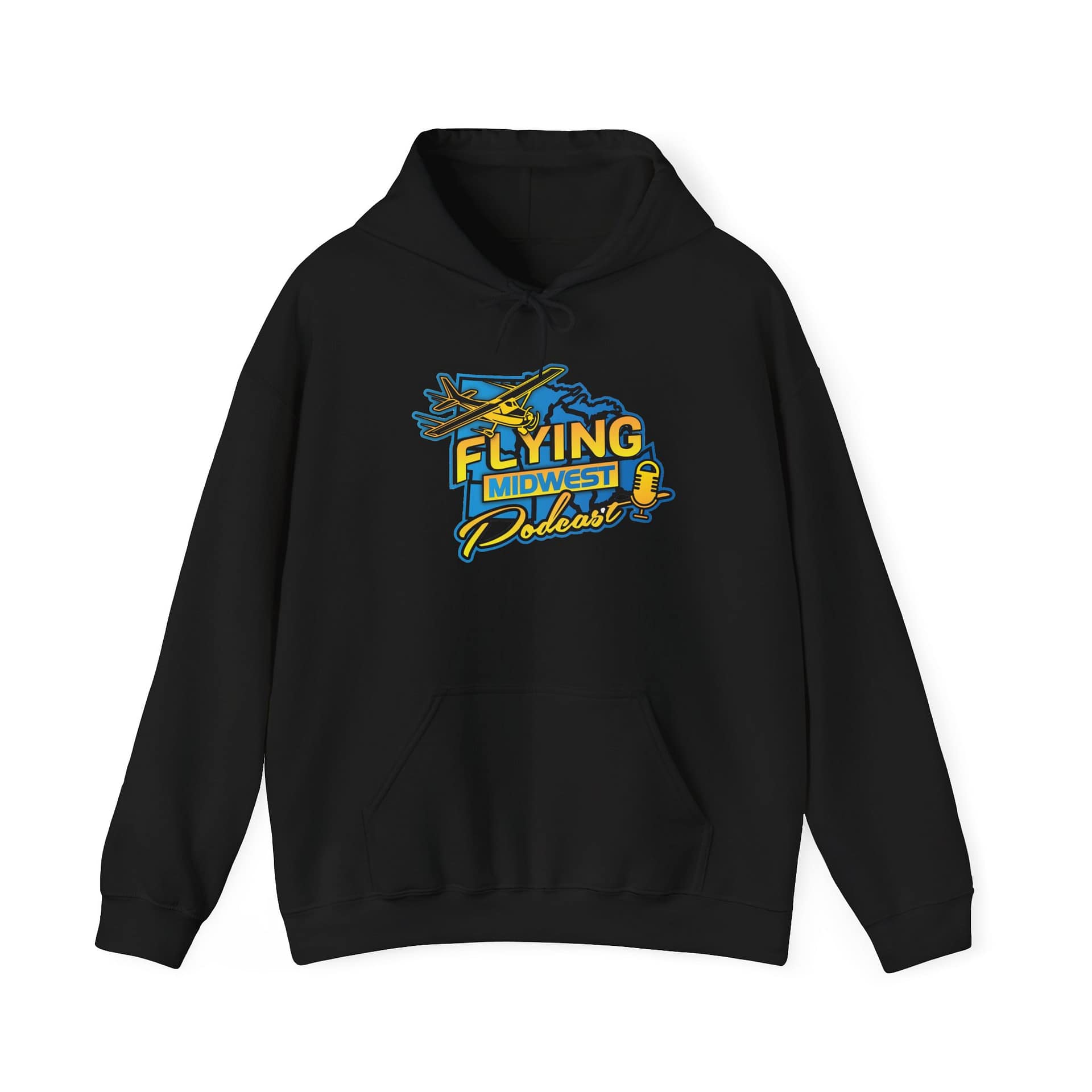 Flying Midwest Podcast Hooded Sweatshirt