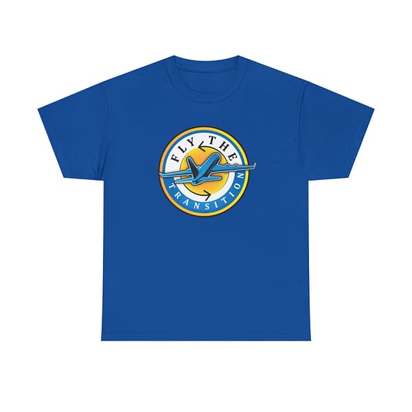 Fly the Transition Unisex Heavy Cotton Tee - Casual Comfort for Dreamers - Image 13