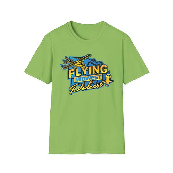 Flying Midwest Podcast Unisex T-Shirt - Image 2