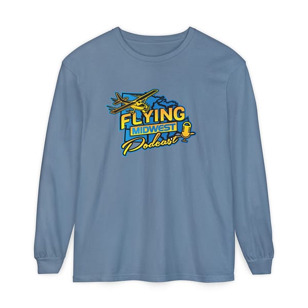 Flying Midwest Podcast Long Sleeve T-Shirt