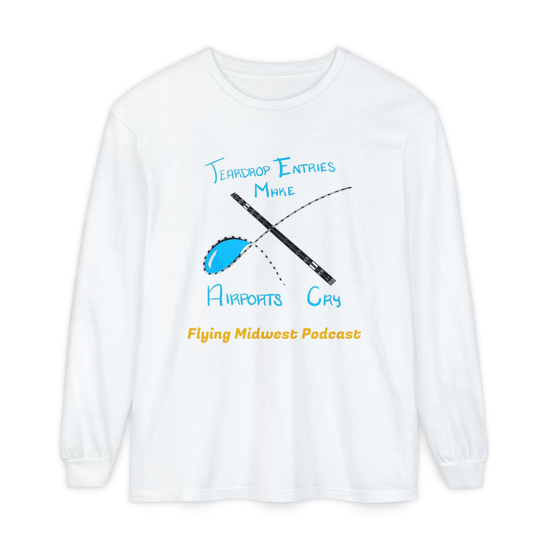 Tear Drop Entry Long Sleeve T-Shirt - Image 13