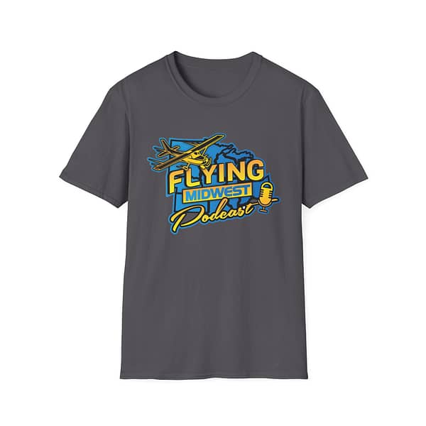 Flying Midwest Podcast Unisex T-Shirt - Image 5