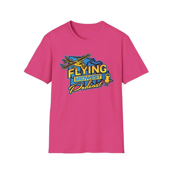 Flying Midwest Podcast Unisex T-Shirt - Image 7