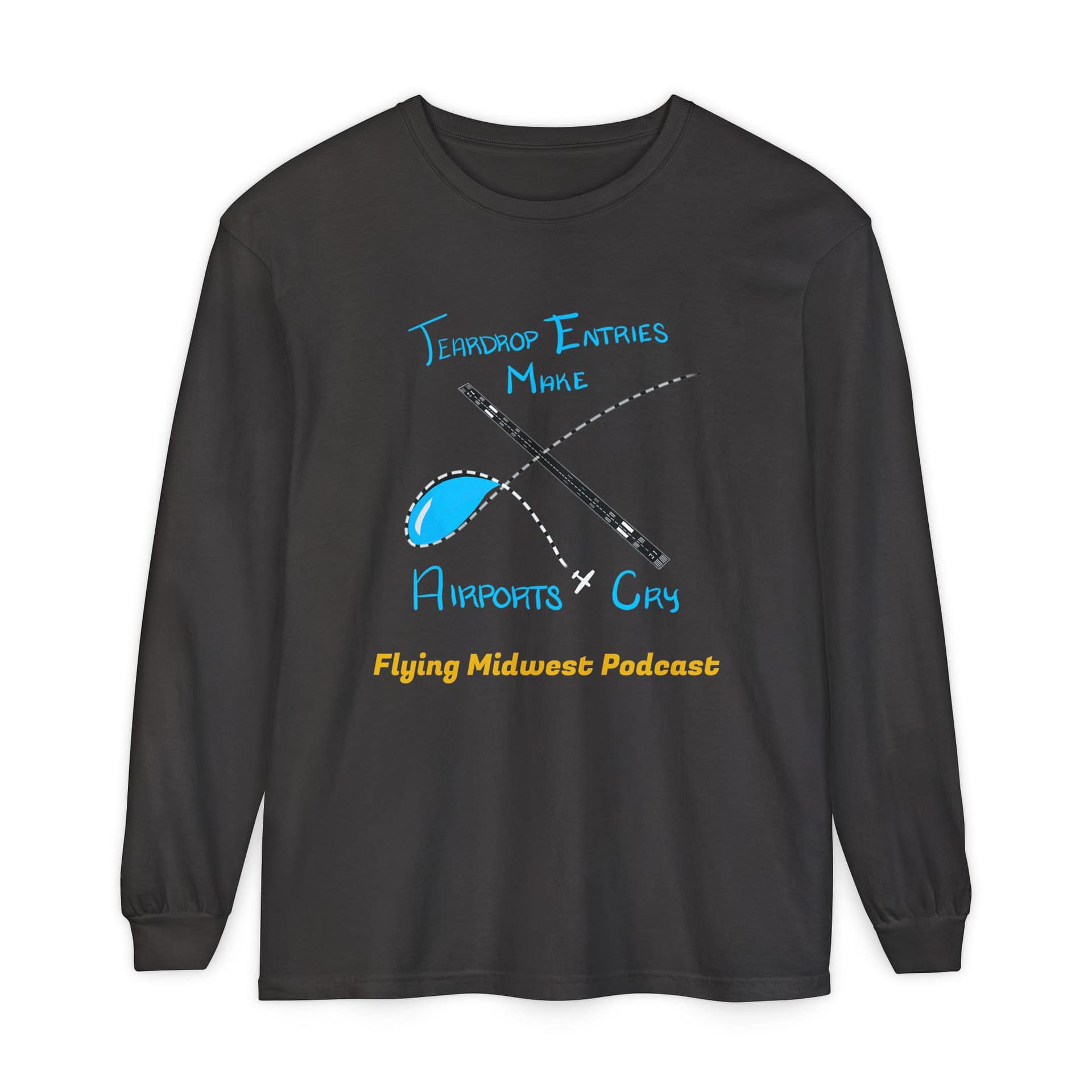 Tear Drop Entry Long Sleeve T-Shirt - Image 5