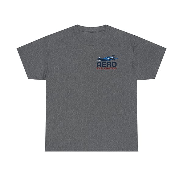 Small Logo Aero Exploration Unisex Heavy Cotton Tee - Image 5