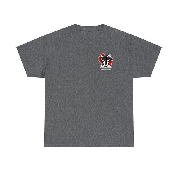 Small Logo Badger Pilot  Unisex Heavy Cotton Tee - Image 5