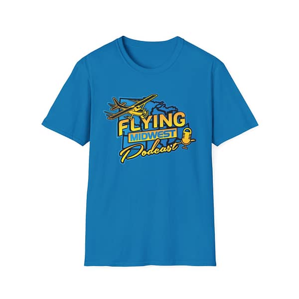 Flying Midwest Podcast Unisex T-Shirt - Image 4