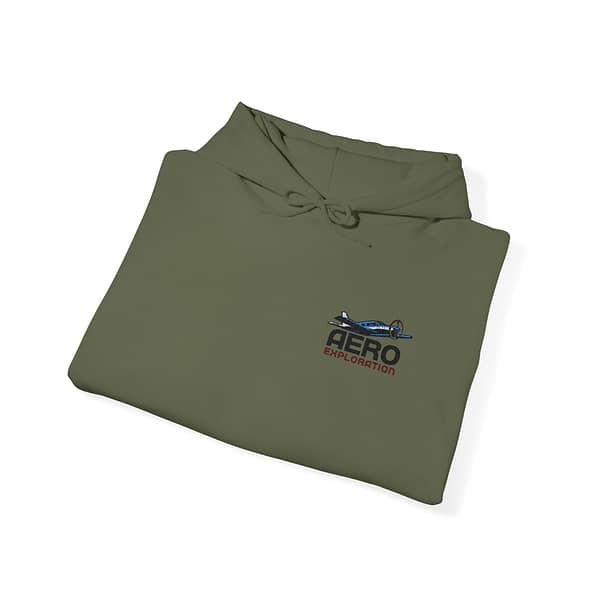 AeroExploration Embroidered Heavy Blend™ Hooded Sweatshirt - Image 8