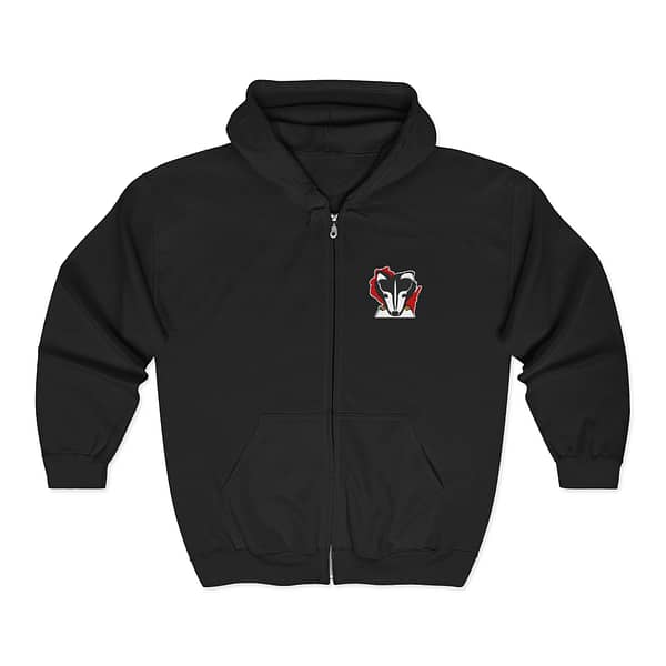 Badger Pilot Embroidered Unisex Heavy Blend Full Zip Hooded Sweatshirt