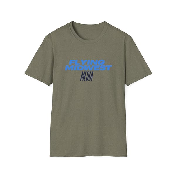 Flying Midwest Media Unisex Softstyle T-Shirt - Image 3