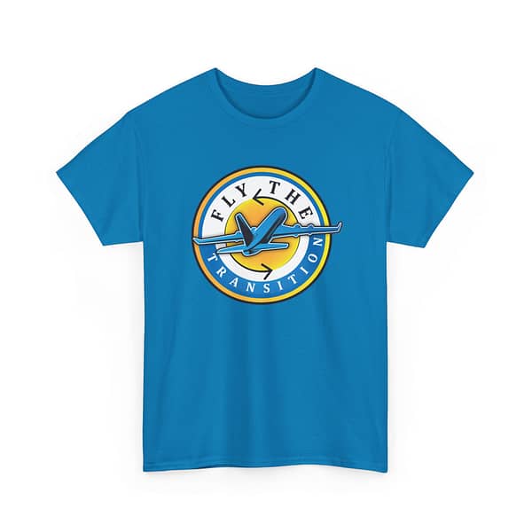 Fly the Transition Unisex Heavy Cotton Tee - Casual Comfort for Dreamers - Image 11