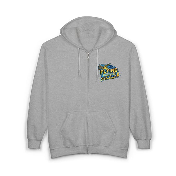 Flying Midwest High Graphic Hoodie Zip Sweatshirt - Image 6