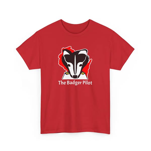 Bold Badger Unisex Heavy Cotton Tee - Unique Wildlife Graphic T-Shirt - Image 11