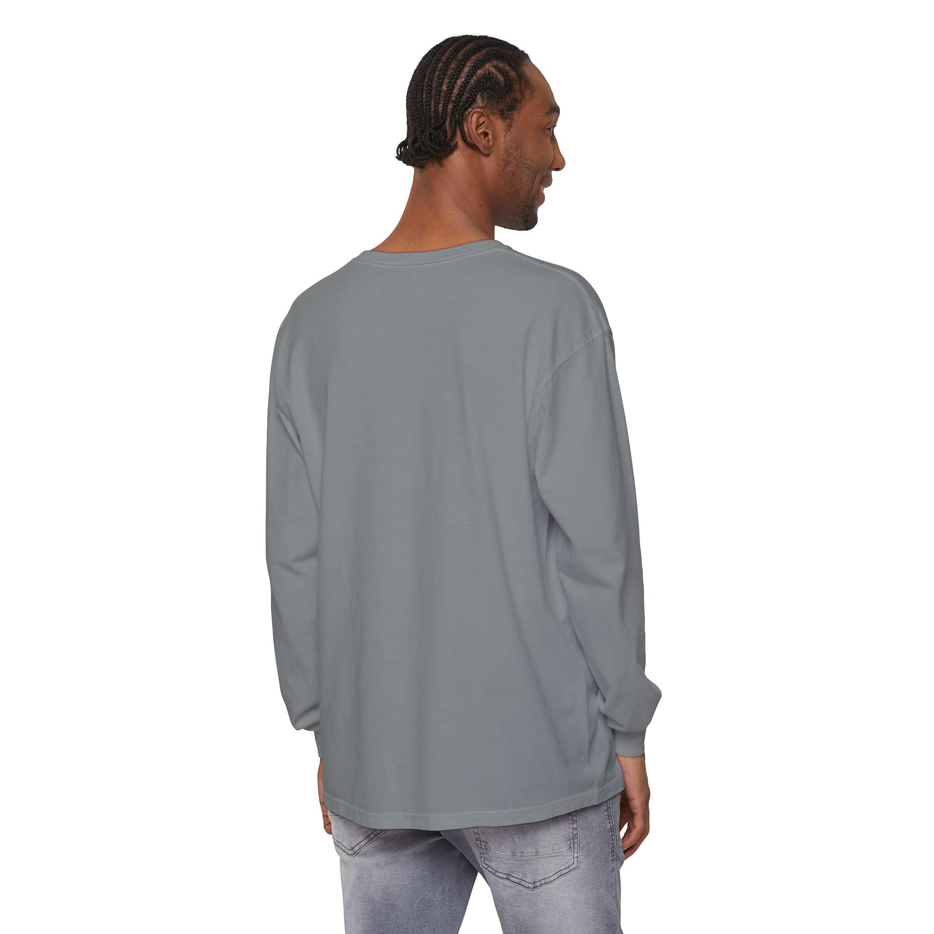 Tear Drop Entry Long Sleeve T-Shirt - Image 4