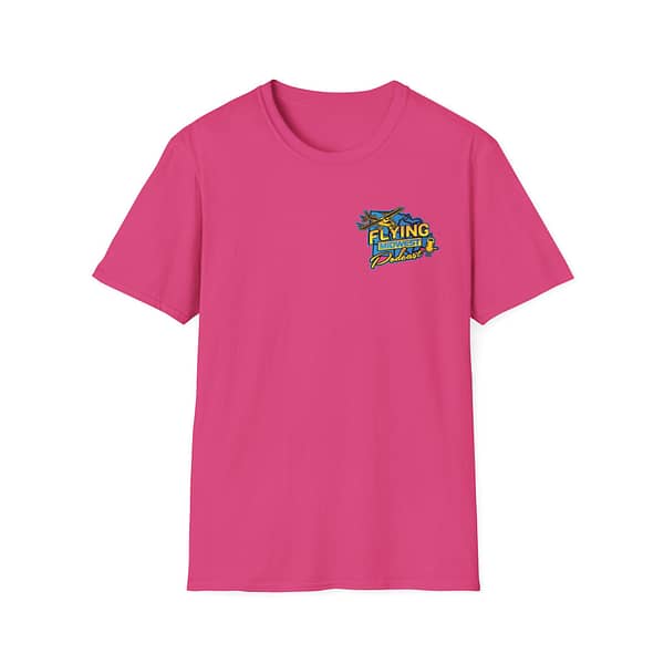 Flying Midwest Podcast Small Logo T-Shirt - Image 7