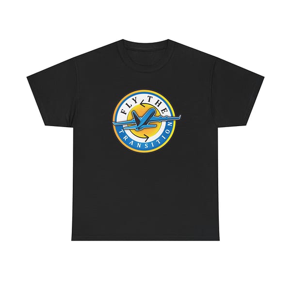 Fly the Transition Unisex Heavy Cotton Tee - Casual Comfort for Dreamers
