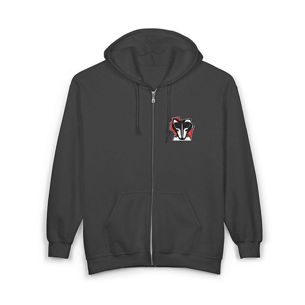 Badger Pilot Embroidered Unisex Heavy Blend Full Zip Hooded Sweatshirt - Image 6