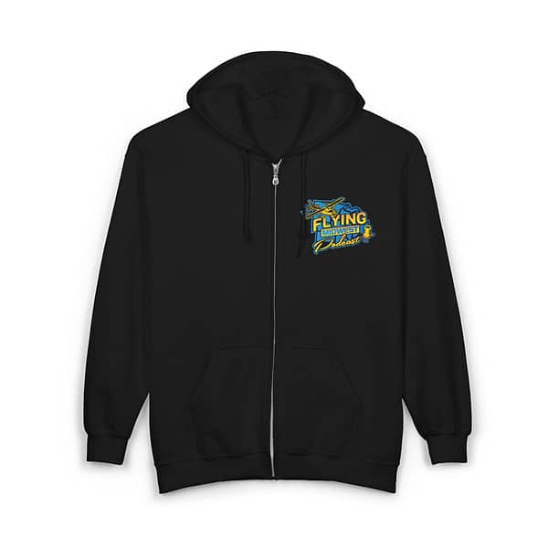 Flying Midwest High Graphic Hoodie Zip Sweatshirt - Image 2