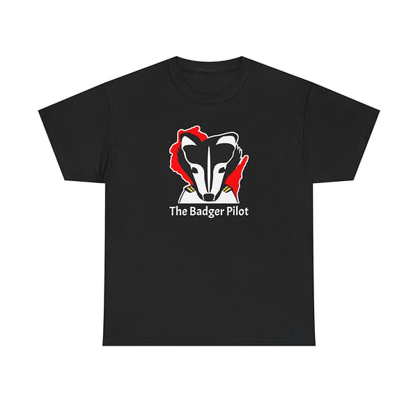 Bold Badger Unisex Heavy Cotton Tee - Unique Wildlife Graphic T-Shirt