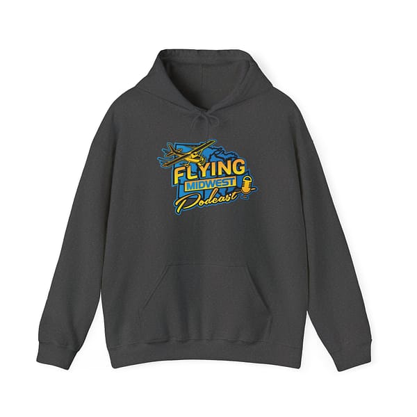 Flying Midwest Podcast Hooded Sweatshirt - Image 13