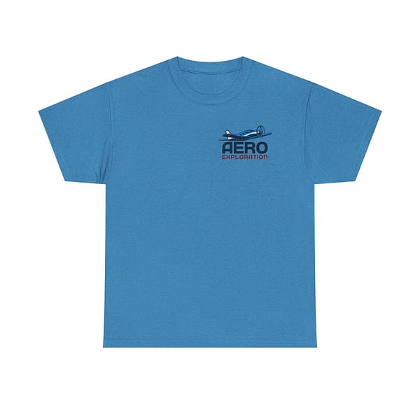 Small Logo Aero Exploration Unisex Heavy Cotton Tee - Image 9
